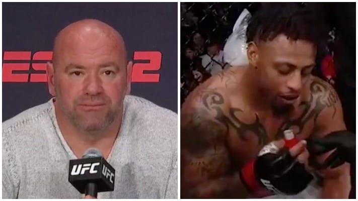 Dana White Blasts Greg Hardy’s Coach For Illegal Inhaler Use