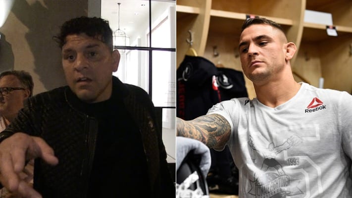 Nick Diaz Beefs With Dustin Poirier Online, Poirier Wants To Fight