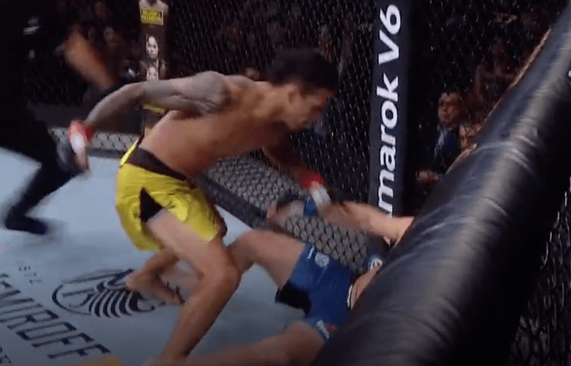 Charles Oliveira Knocks Out Jared Gordon - UFC Sao Paulo Highlights 1 Oliveira Gordon