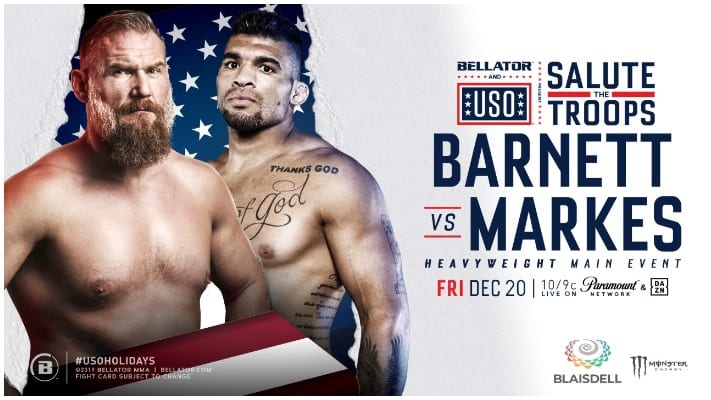 Josh Barnett Debut Headlines Bellator’s Salute The Troops Event