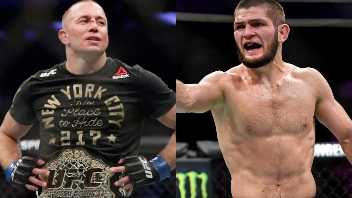 Khabib Nurmagomedov Wants Georges St-Pierre In April After Justin Gaethje Fight