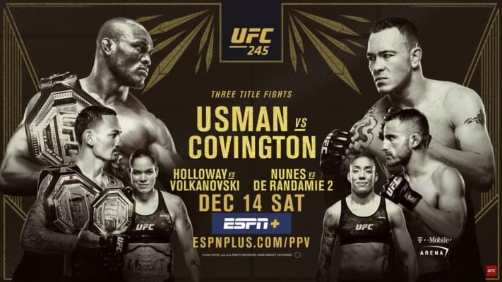 UFC 245 Gets Phenomenal Promo (Video)
