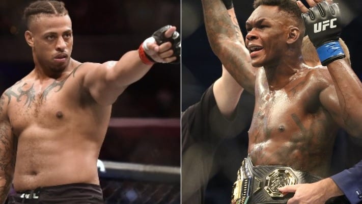 Israel Adesanya Believes Greg Hardy Is 'Very Talented' 1 Hardy Adesanya