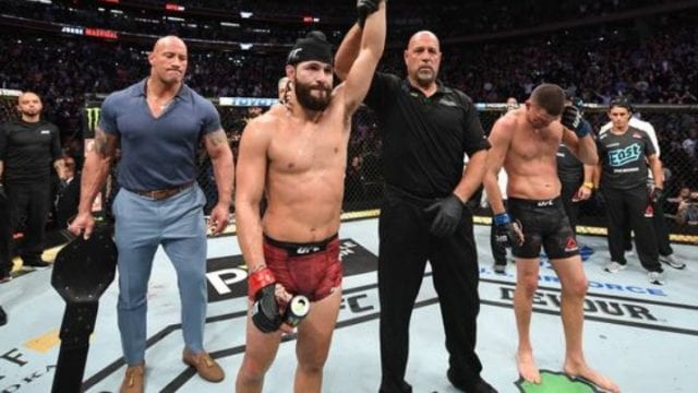 The Rock and Jorge Masvidal The Rock