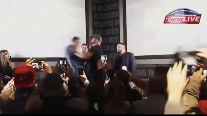 Tito Ortiz Shoves Alberto Del Rio During Media Event (Video)