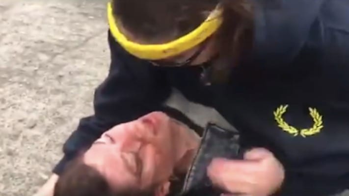MMA Fighter Tara LaRosa Takes Down Violent Anti-Trump Protester (Video)