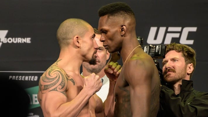 Robert Whittaker admits Israel Adesanya's trash talking played a factor in their fight