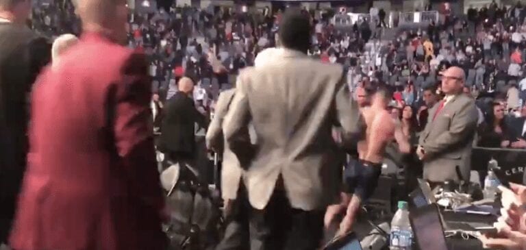Colby Covington Sprints Out Of Octagon, Transported To Hospital After UFC 245