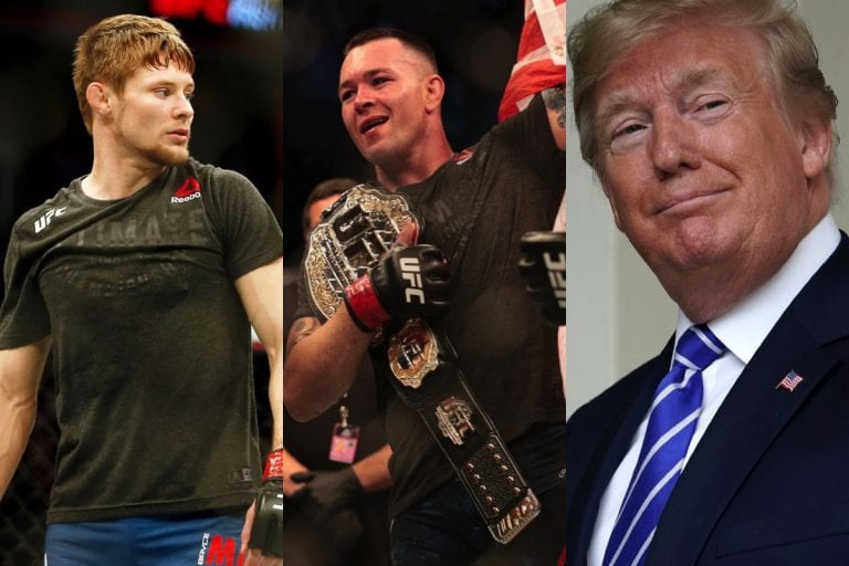 Donald Trump Shouts Out UFC’s Colby Covington & Bryce Mitchell