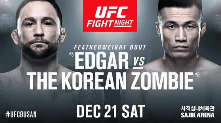 Frankie Edgar vs. ‘Korean Zombie’ Chan Sung Jung…