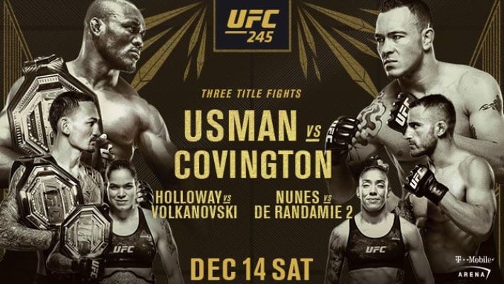 UFC 245 Results: Kamaru Usman Puts Colby Covington Away