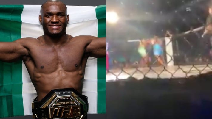 Kamaru Usman’s Brother Scores Big First-Round TKO Win (Video)