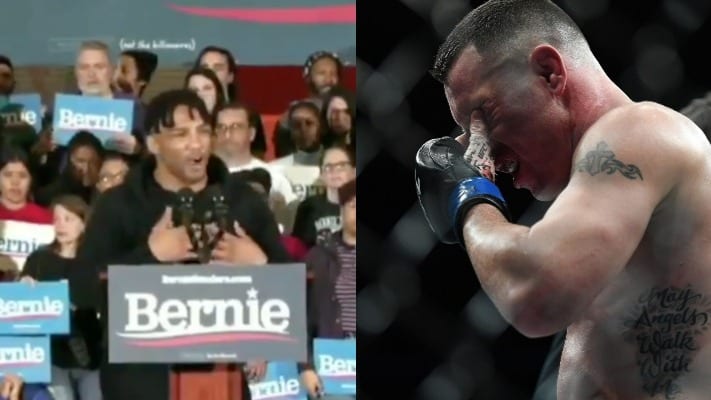 Kevin Lee Takes Shot At Colby Covington At Bernie Sanders Rally