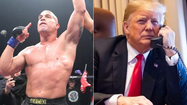 United States President Donald Trump Congratulates Tito Ortiz On ‘Huge Win’