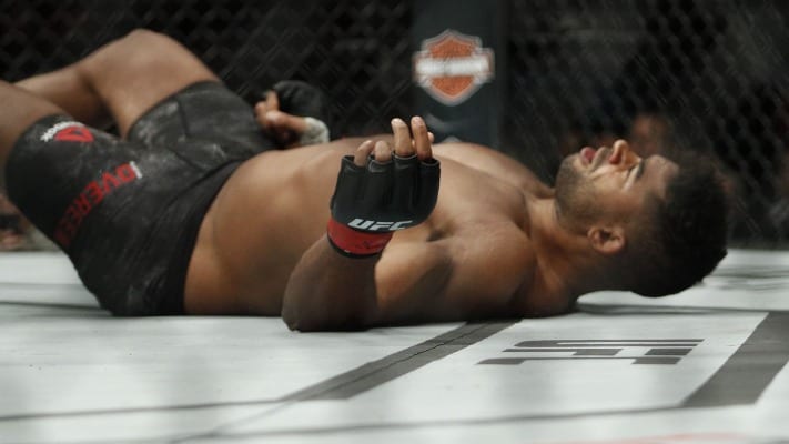 Alistair Overeem Gets Lip Ripped Apart After Late KO Loss (Photos)