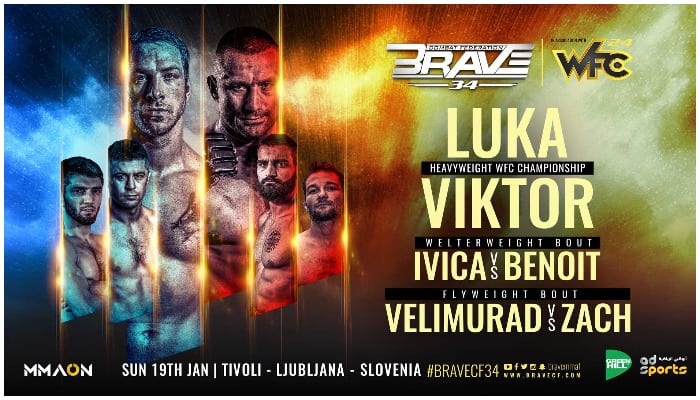 BRAVE 34 Results: Podkrajsek Edges Out Vasic