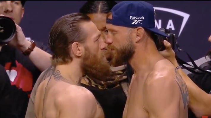 Conor McGregor & Donald Cerrone Face-Off For Final Time Before UFC 246 (Video)