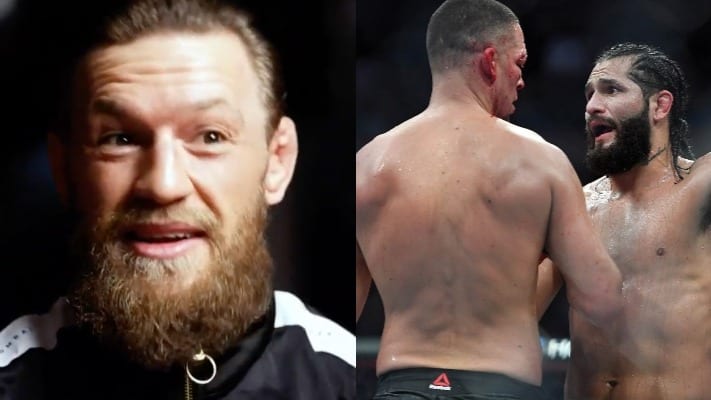 Conor McGregor Believes Jorge Masvidal Was Slowing Down Against Nate Diaz Before Stoppage