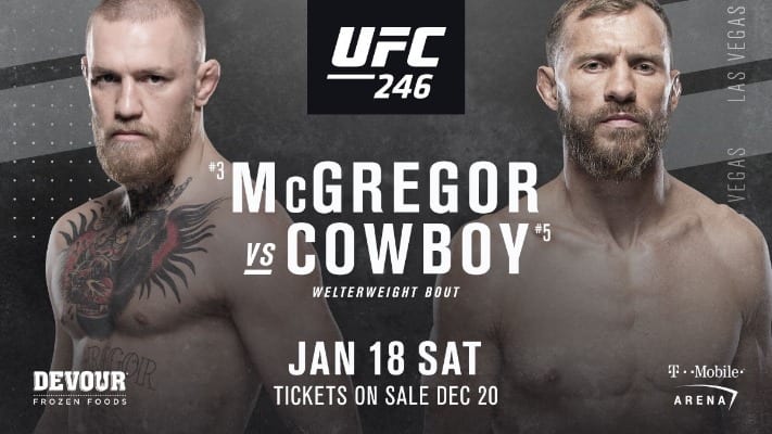 UFC 246 Full Fight Card, Start Time & How To Watch