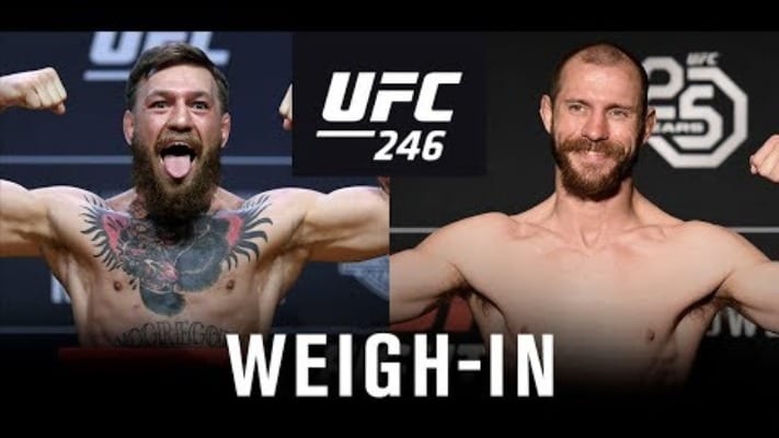 UFC 246 Ceremonial Weigh-Ins Video & Live Stream