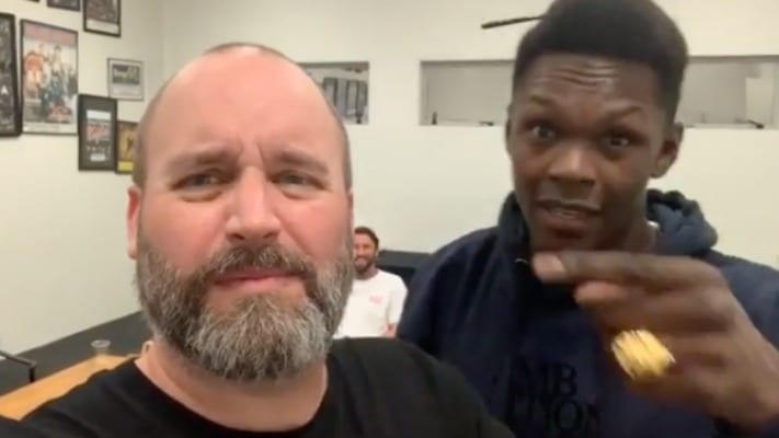 Israel Adesanya & Comedian Tom Segura Trash-Talk Yoel Romero (Video) 1 Israel Adesanya