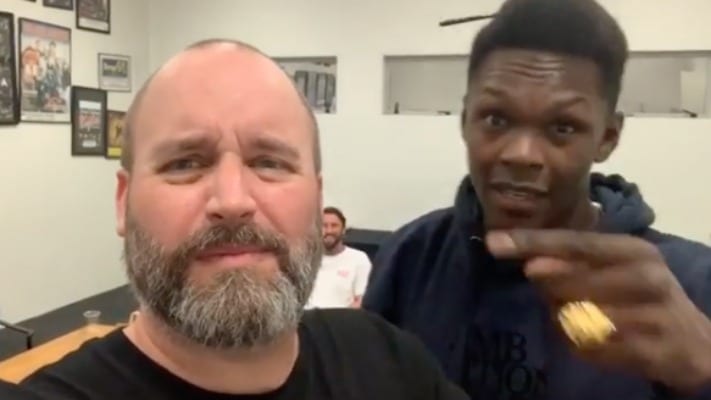 Israel Adesanya & Comedian Tom Segura Trash-Talk Yoel Romero (Video)