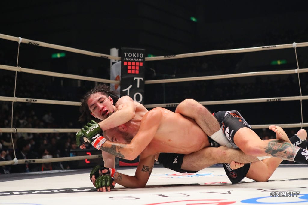 Naoki Inoue Naoki Inoue Defeats Ryuya Fukuda, Defends RIZIN Bantamweight