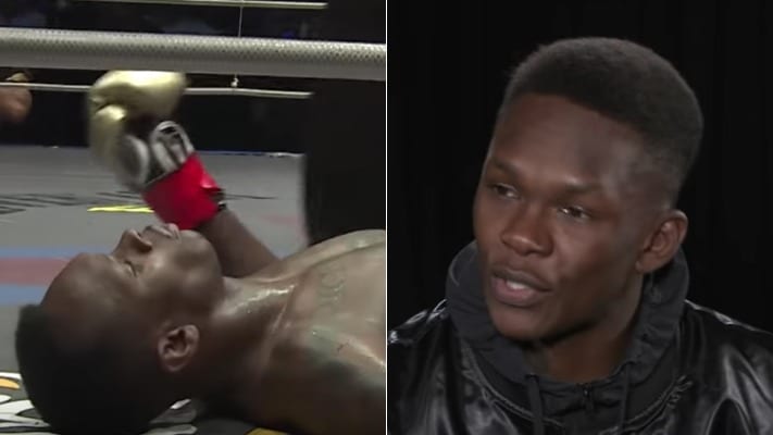 Israel Adesanya Reflects On Kickboxing Knockout Defeat 1 Adesanya