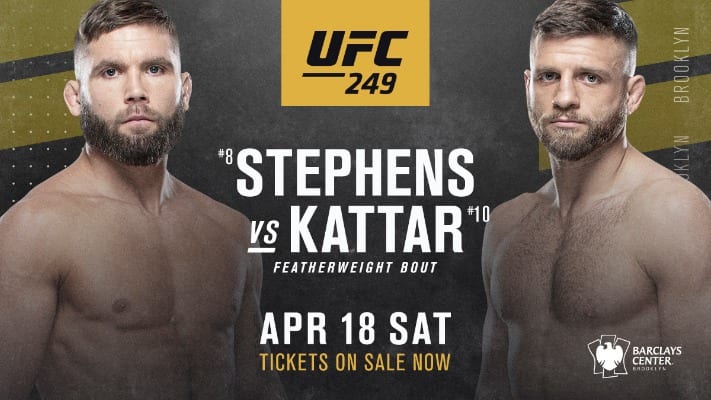 Jeremy Stephens vs. Calvin Kattar Rescheduled For UFC 249