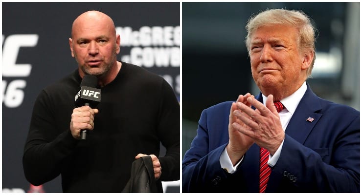 Dana White Doesn’t Give A Sh*t About Fans Criticizing Trump Friendship