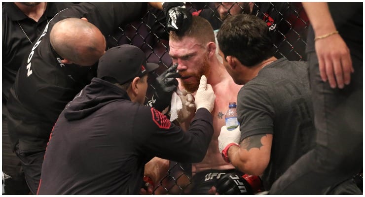 PHOTO: Paul Felder Reveals Facial Injury Suffered At UFC Auckland