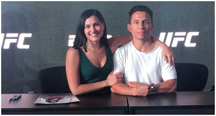 Megan Olivi Will Take Cageside Seat To Watch Husband Joseph Benavidez Fight 1 Megan Olivi will sit out UFC Norfolk to watch husband Joseph Benavidez fight