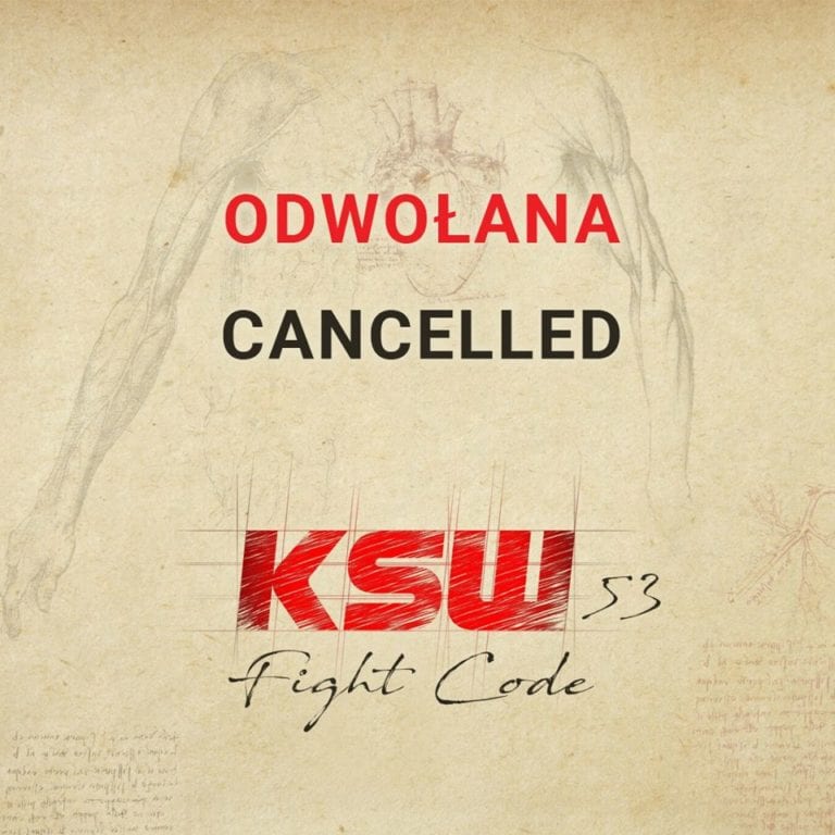 KSW 53 Canceled Due To Coronavirus