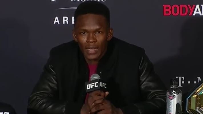 Israel Adesanya Apologizes For Rape Comment Towards Kevin Holland