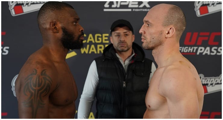 Cage Warriors 113 Results | Darren Stewart vs.  Bartosz Fabinski