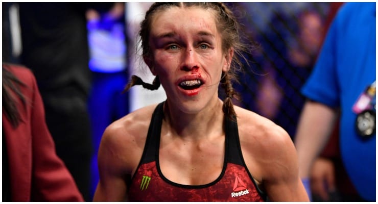 VIDEO: Joanna Jędrzejczyk Shows Facial Injuries On Return To Poland