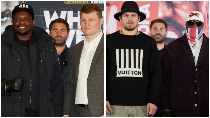 Dillian Whyte, Alexander Povetkin, Oleksandr Usyk, Dereck Chisora