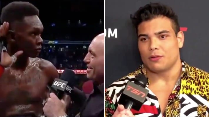 Paulo Costa Calls Israel Adesanya ‘The Most Shameful Champion’