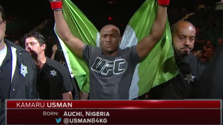 Free Fight: Watch Kamaru Usman's UFC Debut Win (Video) 1 Usman