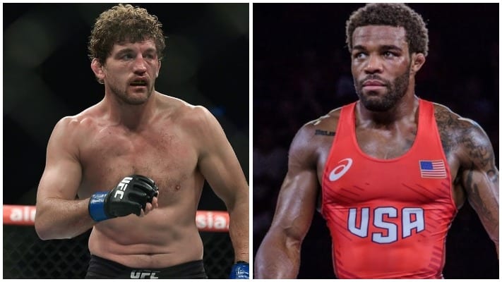 Askren Jordan Burroughs Shots Social Media