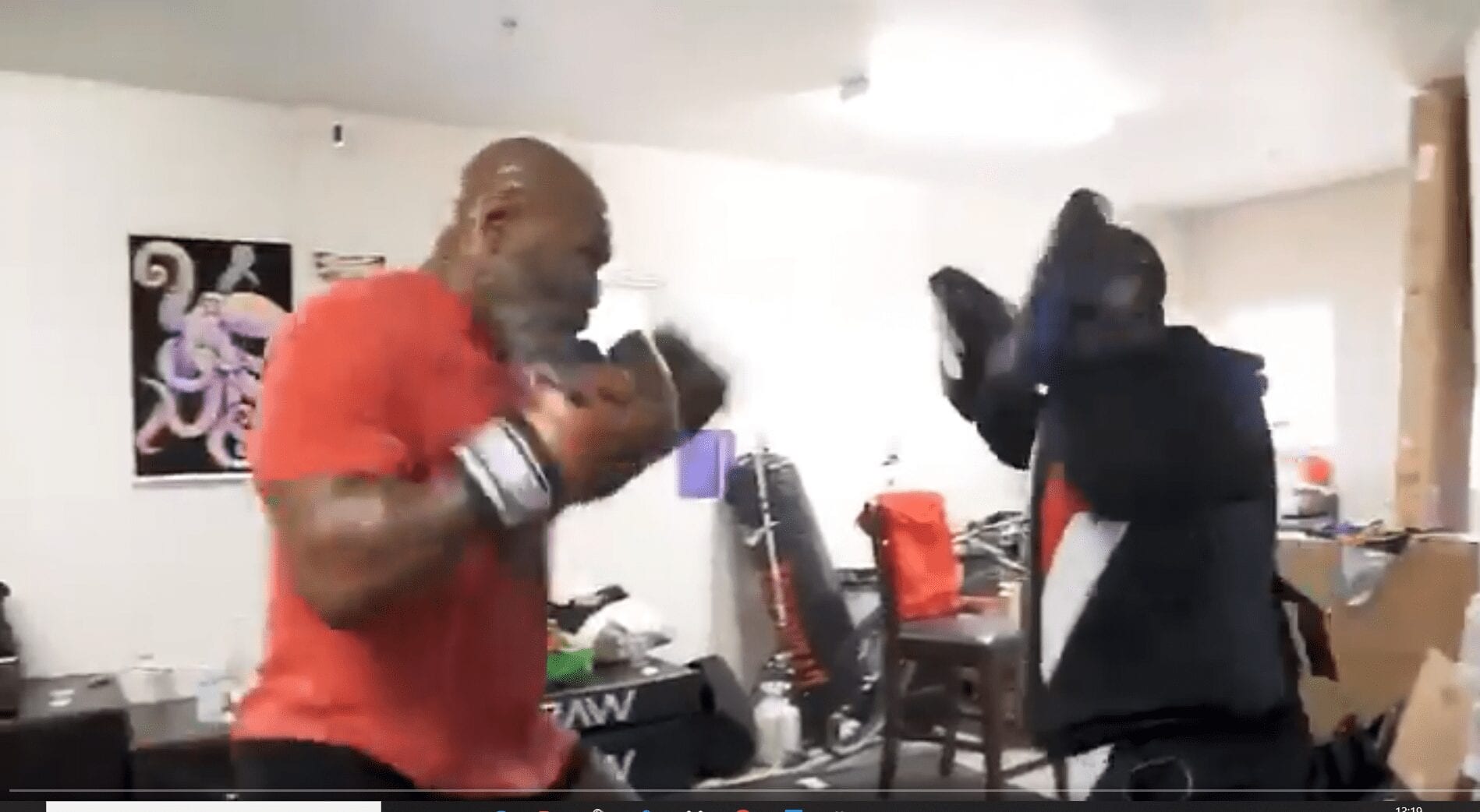 Mike Tyson Pad Work Video Draws Praise From Joe Rogan & Khabib Nurmagomedov 1 Mike Tyson