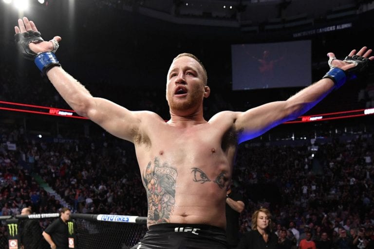 Justin Gaethje Shows Gruesome Cut From Head Butt In Training (Photo)