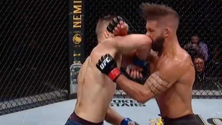 Calvin Kattar Drops Jeremy Stephens With Huge Elbow – UFC 249 Highlights