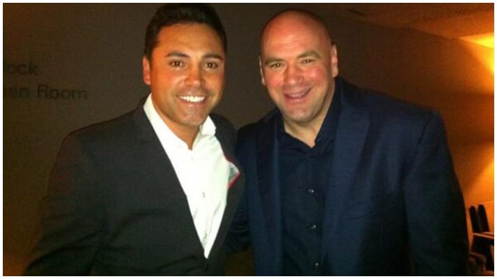 Oscar De La Hoya Wants To Fight Dana White Before Georges St-Pierre