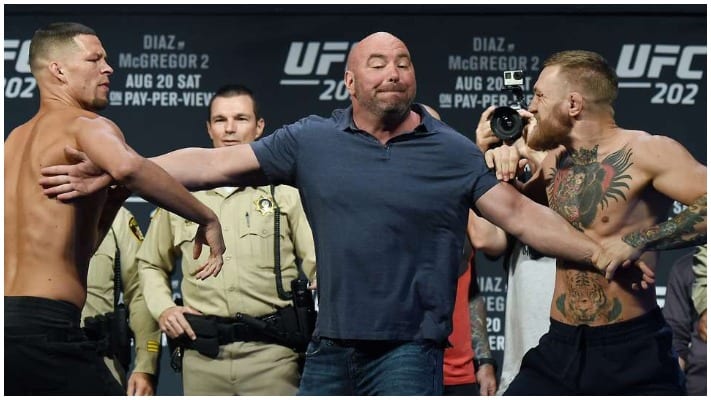 Dana White Unsure About Conor McGregor, Nate Diaz Trilogy Fight