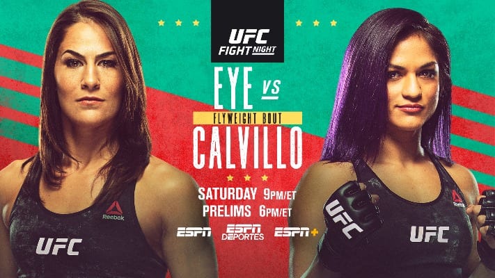 UFC Fight Night: Eye Vs. Calvillo Bonuses