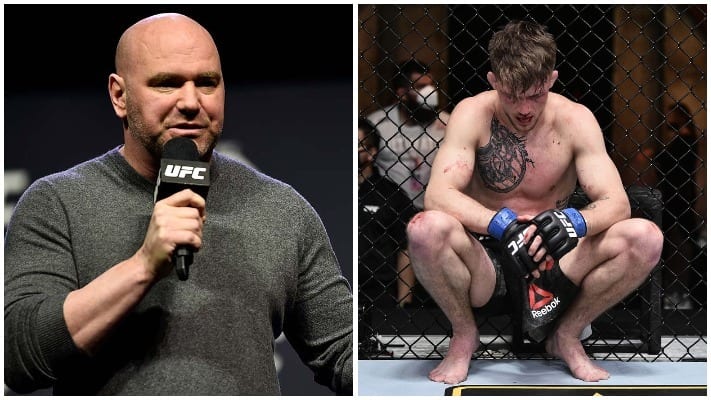 Dana White Defends Max Rohskopf Quitting In His UFC Debut