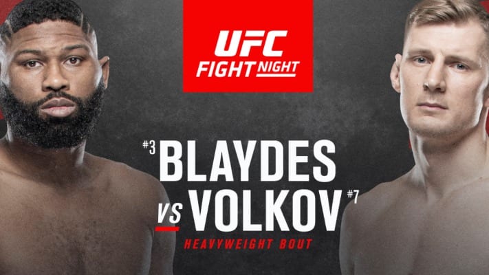 Curtis Blaydes vs. Alexander Volkov Headlining UFC’s June 20 Event