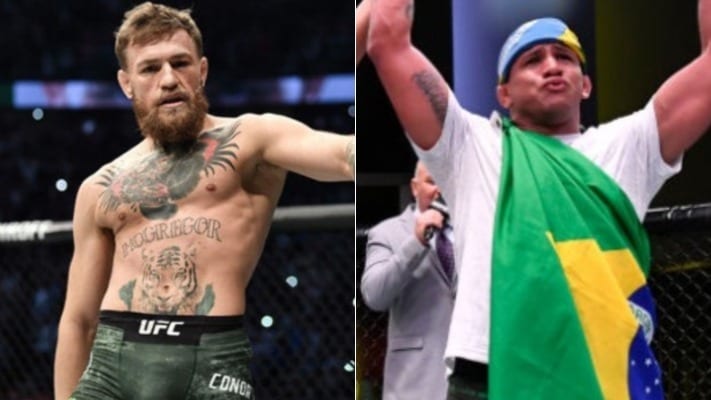 Gilbert Burns Calls For Conor McGregor To Be Removed From UFC Rankings 1 Burns McGregor