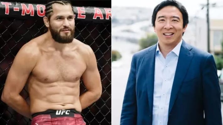 Andrew Yang Shows Support For Jorge Masvidal Over UFC Pay Dispute